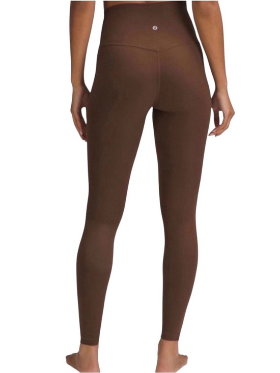 lululemon athletica Pants - Lululemon Align™ High-Rise Ribbed Pant 25" in Java Brown Size 6